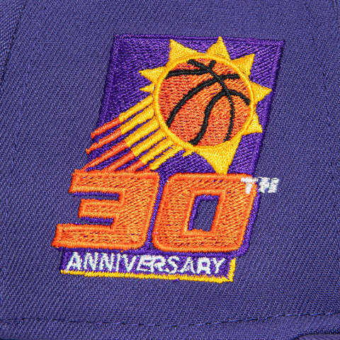 New Era 59Fifty Phoenix Suns 30th Anniversary Patch 1968 Alternate Hat - Purple New Era