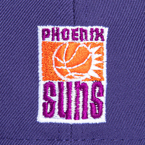 New Era 59Fifty Phoenix Suns 30th Anniversary Patch 1968 Alternate Hat - Purple New Era