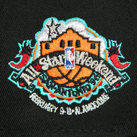 New Era 59Fifty Seattle Sonics 1996 All Star Game Patch Alternate Hat - Black, Brown New Era