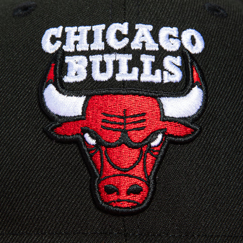 New Era 59Fifty Chicago Bulls 1998 NBA Finals Patch Hat - Black, Red New Era