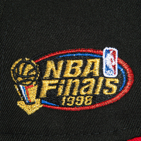 New Era 59Fifty Seattle Sonics 1996 NBA Finals Patch 1995 Alternate Hat - Black New Era