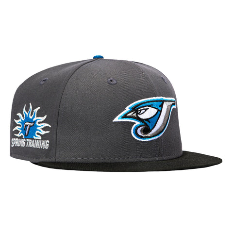 New Era 59Fifty Toronto Blue Jays Spring Training Patch 2004 Hat - Graphite, Black New Era