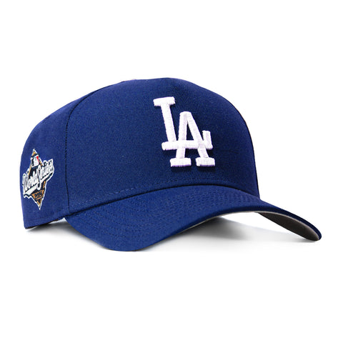 New Era 9Forty A-Frame Los Angeles Dodgers 2025 World Series Patch Snapback Hat - Royal New Era
