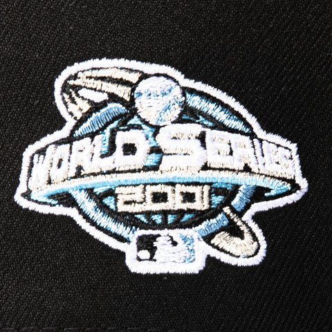 New Era 9Forty A-Frame Arizona Diamondbacks 2001 World Series Patch A Snapback Hat - Black, Indigo New Era