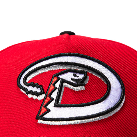 New Era 9Forty A-Frame Arizona Diamondbacks Inaugural Patch D Snapback Hat - Red, Black New Era