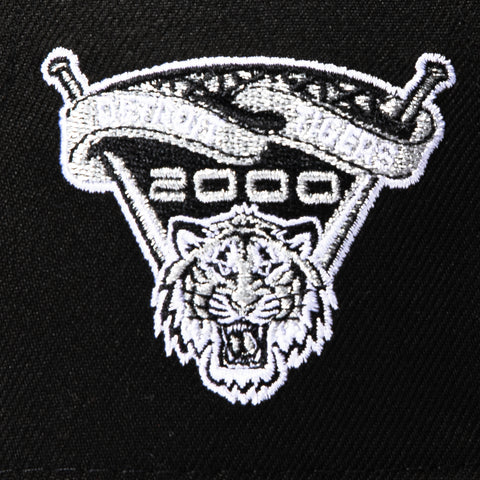 New Era 9Forty A-Frame Detroit Tigers 2000 Inaugural Patch Snapback Hat - Black, White New Era