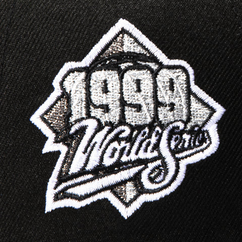 New Era 9Forty A-Frame New York Yankees 1999 World Series Patch Snapback Hat - Black, White New Era