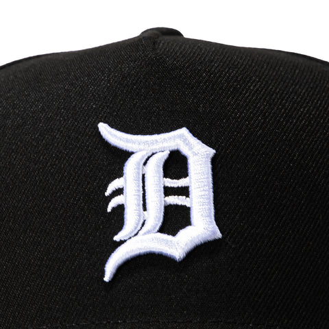 New Era 9Forty A-Frame Detroit Tigers 2000 Inaugural Patch Snapback Hat - Black, White New Era