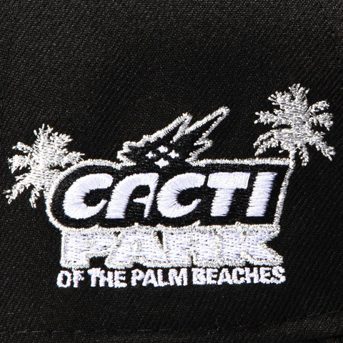 New Era 9Forty A-Frame Houston Astros Cacti Park Patch Snapback Hat - Black, White New Era