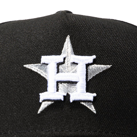 New Era 9Forty A-Frame Houston Astros Cacti Park Patch Snapback Hat - Black, White New Era