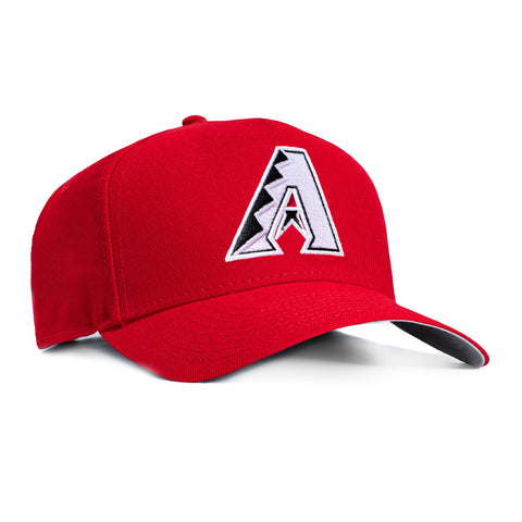 New Era 9Forty A-Frame Arizona Diamondbacks Snapback A Hat - Red, White New Era