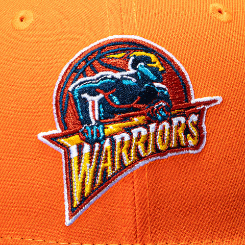 New Era 59Fifty Golden State Warriors 1997 Hat - Orange, Navy New Era