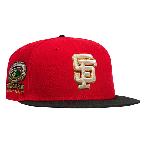 New Era 59Fifty San Francisco Giants Candlestick Park Patch Hat - Red, Black New Era