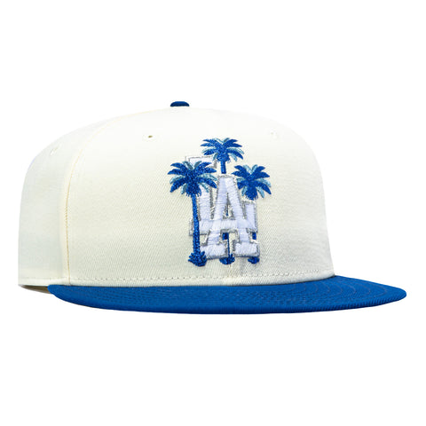 New Era 59Fifty Los Angeles Dodgers Palm Hat - White, Royal New Era