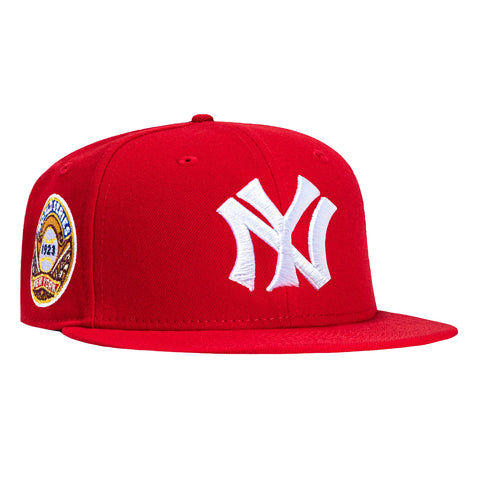New Era 59Fifty New York Yankees 1923 World Series Patch Hat - Red, White New Era