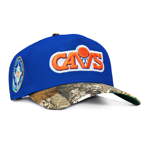 New Era 9Forty A-Frame Cleveland Cavaliers 1994 All Star Game Patch Snapback Hat - Royal, Realtree New Era