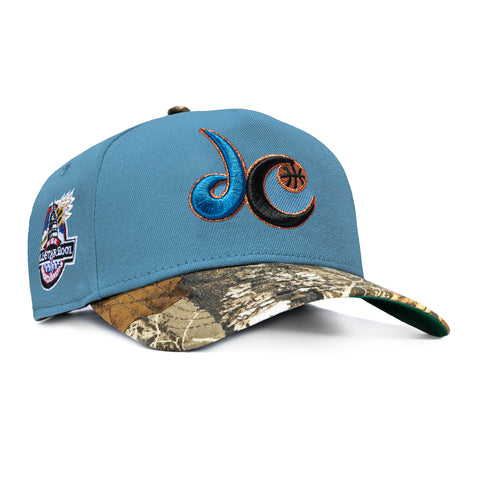 New Era 9Forty A-Frame Washington Wizards 2001 All Star Game Patch DC Snapback Hat - Indigo, Realtree New Era