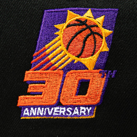 New Era 9Forty A-Frame Phoenix Suns 30th Anniversary Patch 1968 Alternate Snapback Hat - Black, Realtree New Era