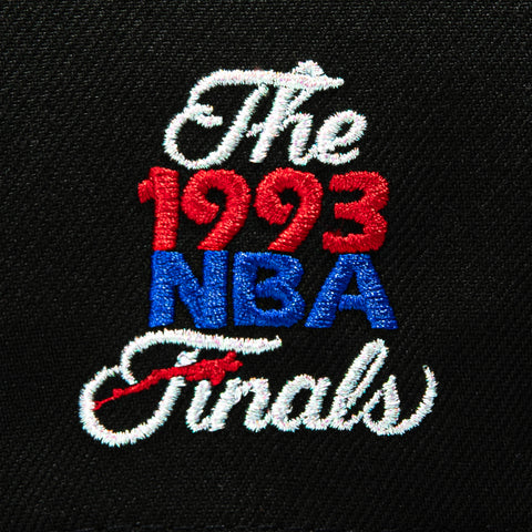 New Era 9Forty A-Frame Chicago Bulls The 1993 NBA Finals Patch Snapback Hat - Black, Realtree New Era