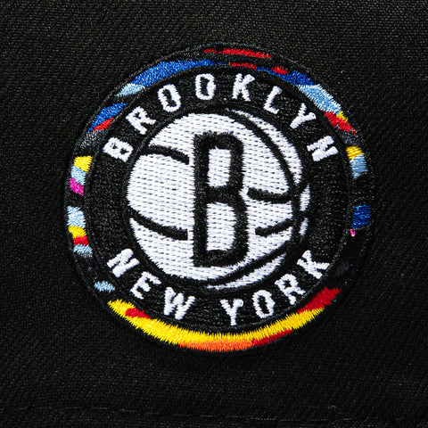 New Era 9Forty A-Frame Brooklyn Nets City Patch Arch Snapback Hat - Black, Realtree New Era