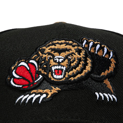 New Era 9Forty A-Frame Memphis Grizzlies Alternate Logo Patch Snapback Hat - Black, Realtree New Era
