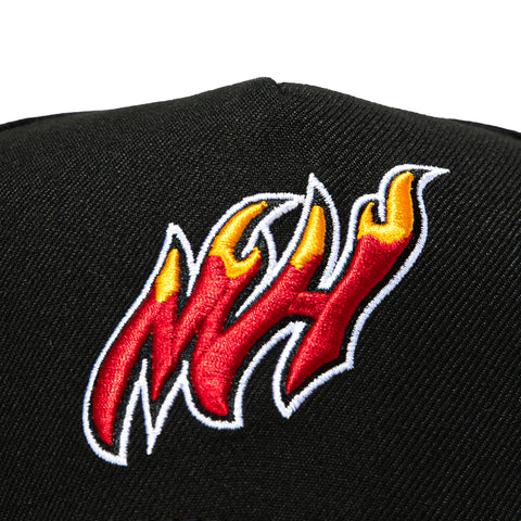 New Era 9Forty A-Frame Miami Heat The Finals 2006 Patch Snapback Hat - Black, Realtree New Era