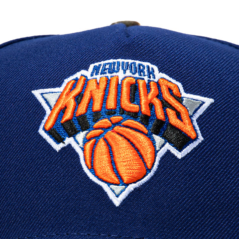 New Era 9Forty A-Frame New York Knicks 1994 NBA Finals Patch Snapback Hat - Royal, Realtree New Era