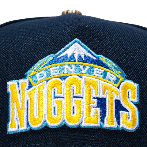 New Era 9Forty A-Frame Denver Nuggets 2005 All Star Game Patch Snapback Hat - Navy, Realtree New Era