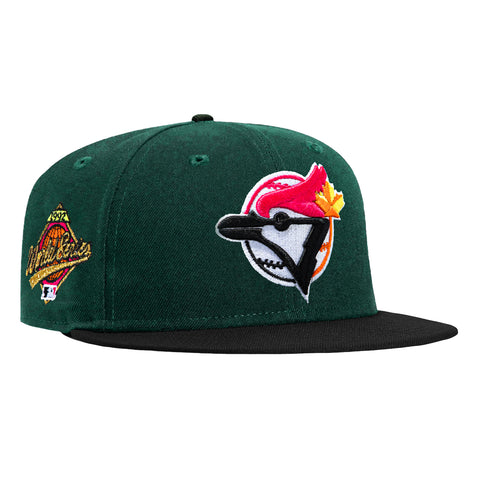 New Era 59Fifty Citrus Toronto Blue Jays 1992 World Series Patch Hat - Green, Black New Era