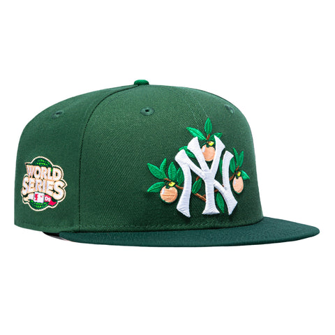 New Era 59Fifty Citrus New York Yankees 2009 World Series Patch Pink UV Hat - Green, Green New Era