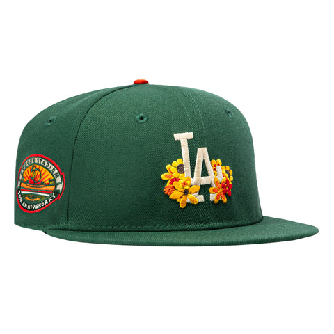 New Era 59Fifty Los Angeles Dodgers 50th Anniversary Stadium Patch Flor Hat - Green New Era
