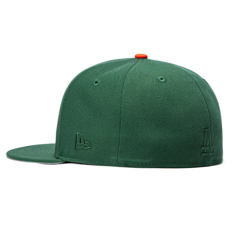 New Era 59Fifty Los Angeles Dodgers 50th Anniversary Stadium Patch Flor Hat - Green New Era