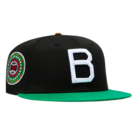 New Era 59Fifty Brooklyn Dodgers 1942 All Star Game Patch Hat - Black, Kelly Green New Era