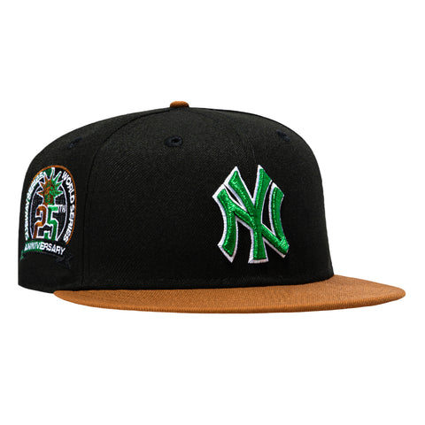 New Era 59Fifty New York Yankees Subway Series 25th Anniversary Patch Hat - Black, Khaki, Kelly Green New Era