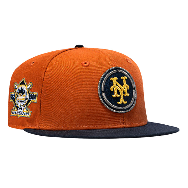 New Era 59Fifty New York Mets 25th Anniversary Patch Hat - Burnt