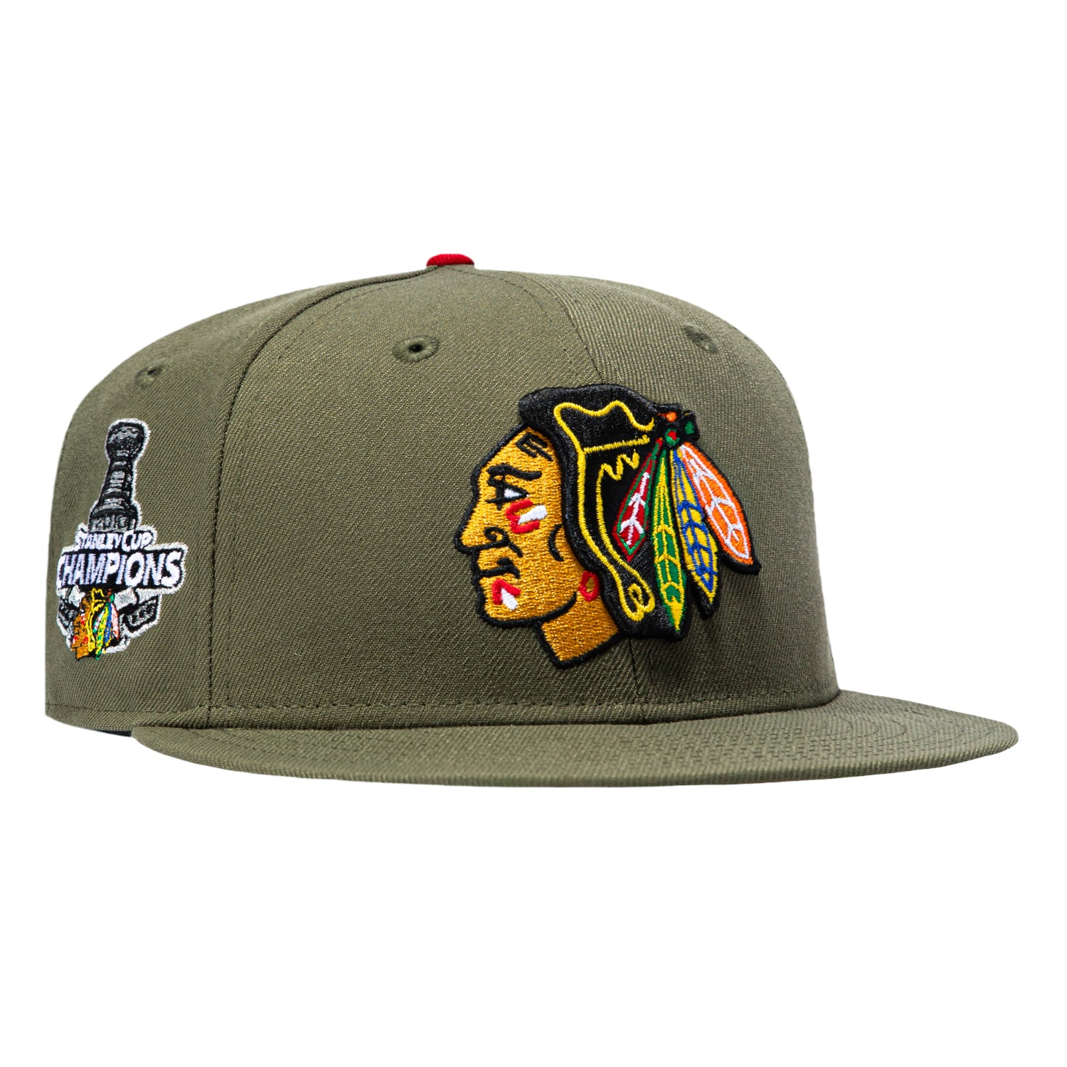 New Era 59Fifty Chicago Blackhawks 2010 Stanley Cup Patch Hat
