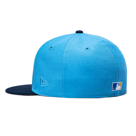 New Era 59Fifty New York Yankees 1999 World Series Patch Hat - Light Blue, Navy New Era