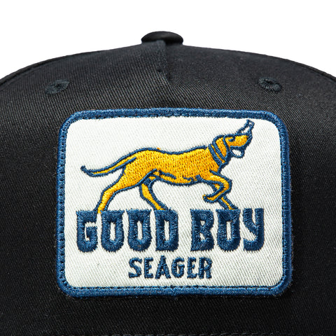 Seager Good Boy Snapback Hat - Black Seager