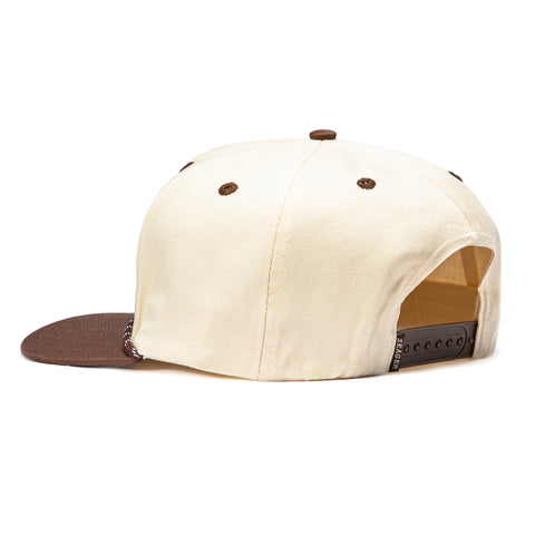 Seager Los Rios Twill Snapback Hat - Tan, Brown Seager