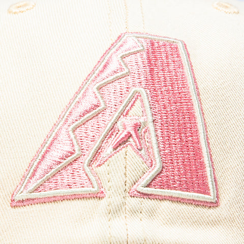 47 Brand Cleanup Arizona Diamondbacks Strapback Hat - Stone, Pink 47 Brand