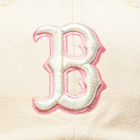 47 Brand Cleanup Boston Red Sox Strapback Hat - Stone, Pink 47 Brand