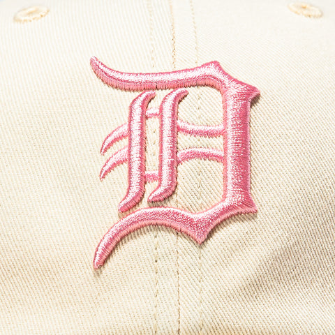 47 Brand Cleanup Detroit Tigers Strapback Hat - Stone, Pink 47 Brand
