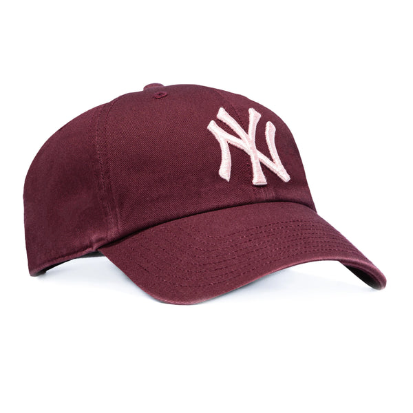 47 Brand Cleanup New York Yankees Strapback Hat - Maroon, Pink