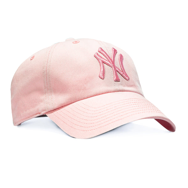 oMA NY スカルキャップ ピンク 47 Brand Cleanup New York Yankees Strapback Hat - Pink, Pink – Hat