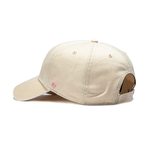 47 Brand Cleanup New York Yankees Strapback Hat - Stone, Pink 47 Brand