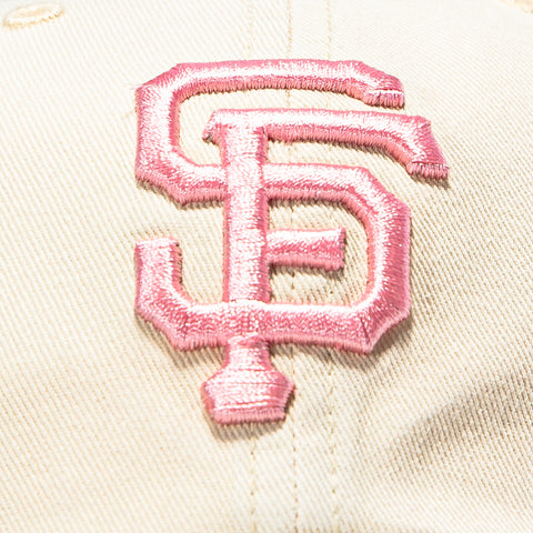 47 Brand Cleanup San Francisco Giants Strapback Hat - Stone, Pink 47 Brand