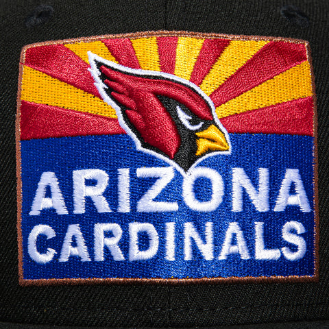 New Era 59Fifty Arizona Cardinals Flag Logo Hat - Black New Era