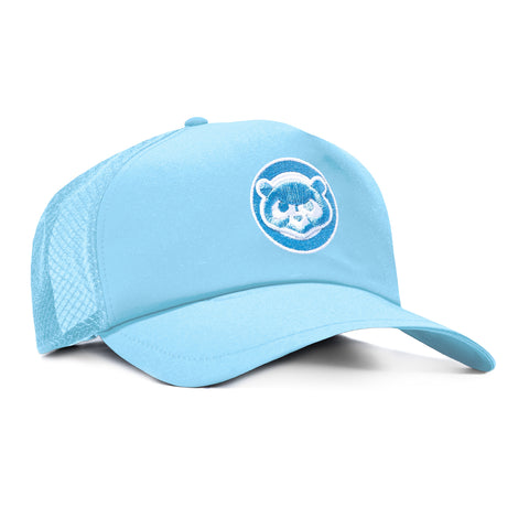 New Era 9Forty Apex Chicago Cubs 2026 Batting Practice Snapback Hat - Light Blue New Era