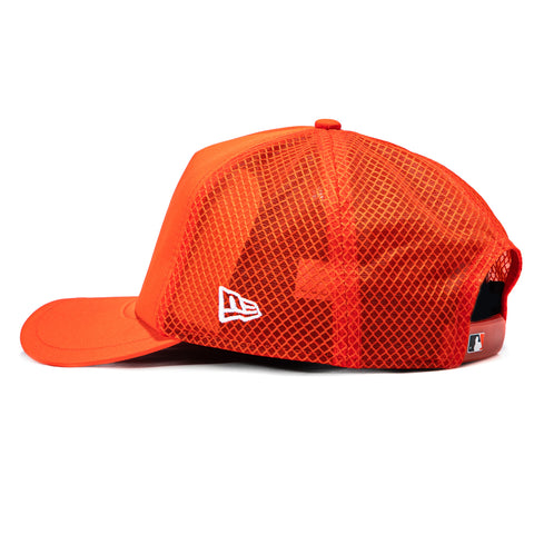 New Era 9Forty Apex New York Mets 2026 Batting Practice Snapback Hat - Orange New Era