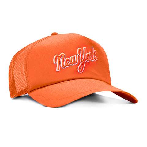 New Era 9Forty Apex New York Mets 2026 Batting Practice Snapback Hat - Orange New Era